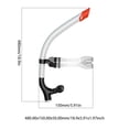 thumbnail image 4 of Tubo Respiración Snorkel Semi Seco Válvula Purga Unidireccional para Hombres () White, 4 of 9