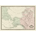 thumbnail image 3 of Renouard 18x14 Black Modern Framed Museum Art Print Titled - North America, Eastern Russia - Renouard 1860, 3 of 5