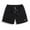 Black, variant on Azrian Solid Printed Mens Shorts for Summer Fashion Man Casual Loose Sport Bandage Summer Pants Activewear Solid Shorts