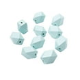 thumbnail image 3 of 10 cuentas espaciadoras de madera de color sólido modernas para joyería de granja, aniversario, cielo Cielo azul, 3 of 9