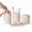 Apricot-liquid, variant on Bath Accessories Set Apricot-foam Ceramic 4-Piece Bathroom Countertop Organizer
