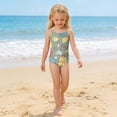 thumbnail image 4 of Grblisyd Girls Swimsuits Quick Dry Crossback One Piece Beach Swimwear Bathing Suit with Adjustable Strap 4-13Years, 4 of 6