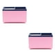 thumbnail image 2 of Tholdsy Doll Home Miniatura Frigorífico 1:12 Almacenamiento Juguetes Muebles Decorativos Rosado 2Conjunto, 2 of 6