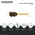 thumbnail image 3 of Kingston Brass BATBRSH Boutique 17" Bath Brush, Light Wood, 3 of 3