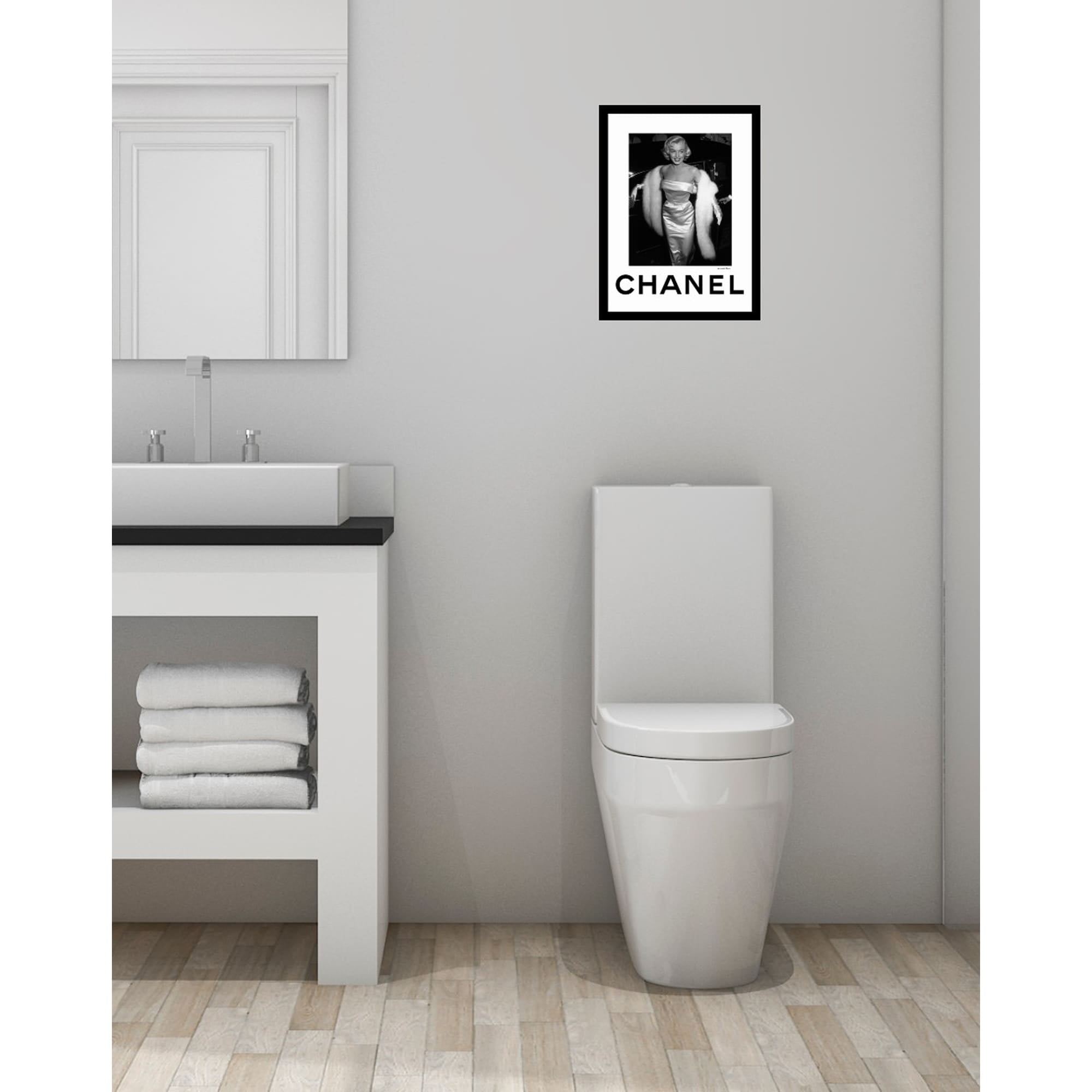 Venice Beach Collection's Glamorous Marilyn in Fur 14x18 Framed Print
