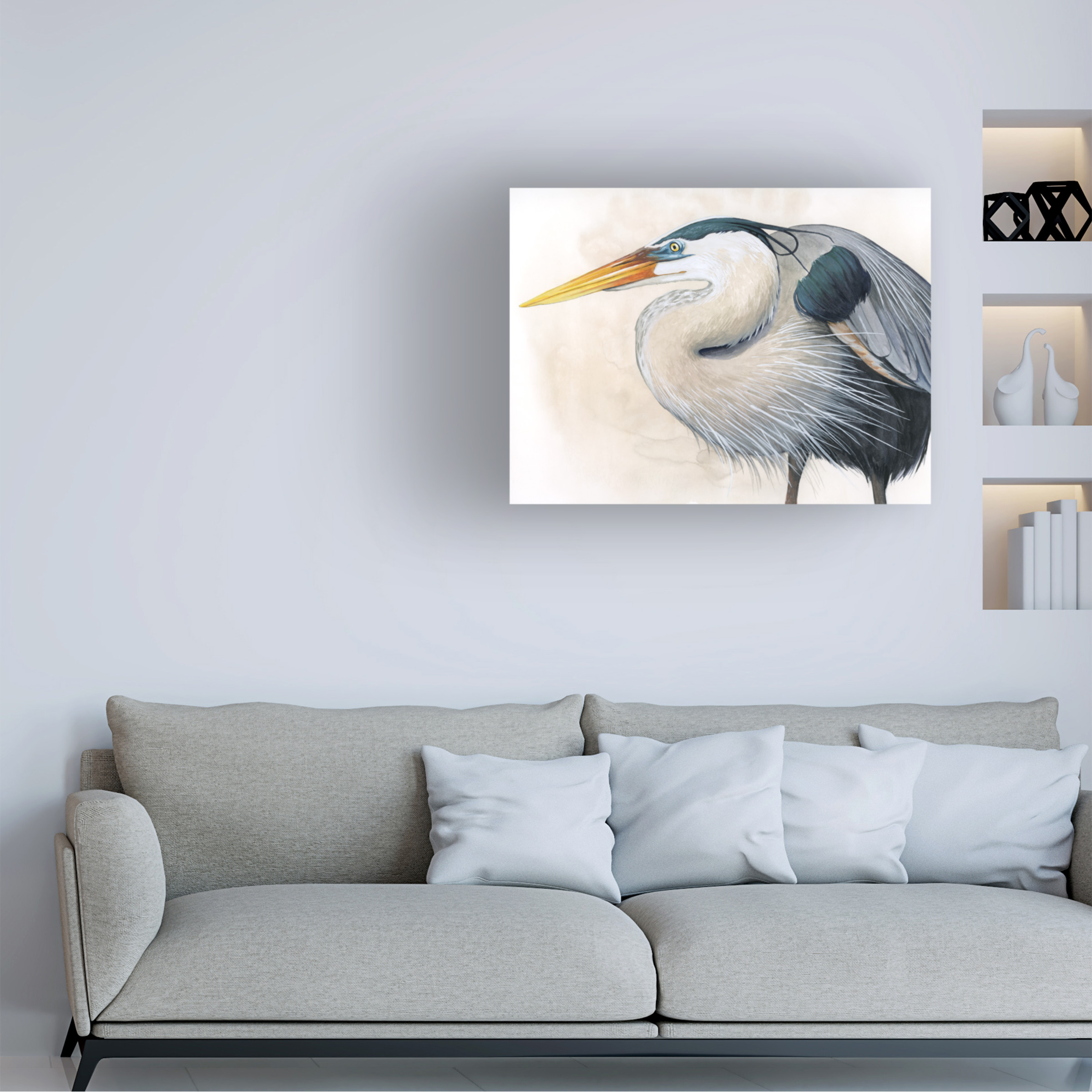 Grace Popp 'Blue Hunter I' Canvas Art