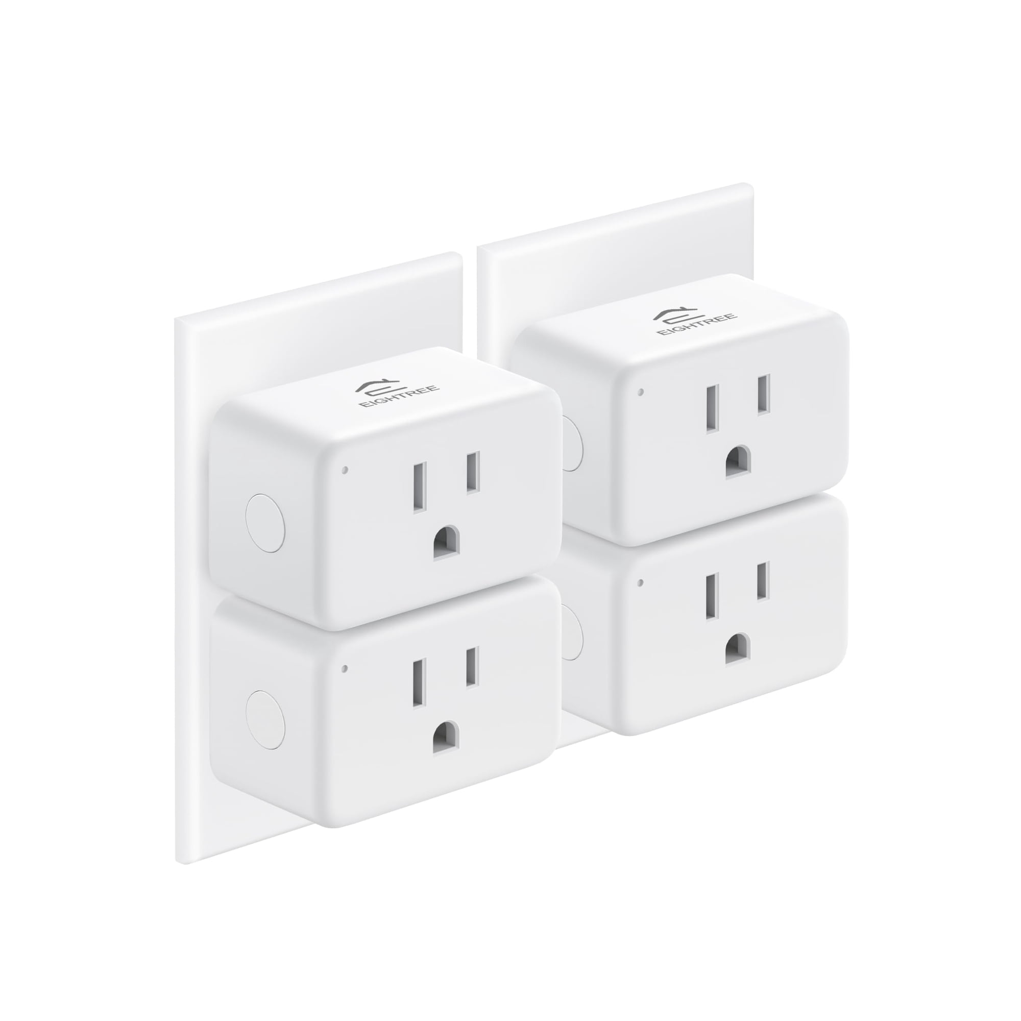 Prise Connectée WiFi Meross (lot De 4) - Compatible Alexa, Google Home - Programmation, Commande Vocale, Contrôle à Distance