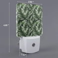 thumbnail image 4 of Sigee Tropical Palm Leaves1 for Night Lights Plug into Wall, Dusk to Dawn Sensor Warm White Led Night Light 0.5W for Kid, Hallway, 4 of 5