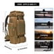 thumbnail image 3 of Mochila de Senderismo W WINTMING 70L/100L Camping Molle Rucksack, 3 of 7