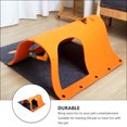thumbnail image 2 of CHICHUMID Durable Orange Felt Cat Exercise Toy for Pet Play and Training, Fun Splicing Design 1Pc, 2 of 8