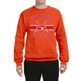 thumbnail image 2 of Wild Bobby City of New Jersey Hockey Fantasy Fan Sports Unisex Crewneck Sweatshirt, Orange, Large, 2 of 5