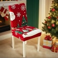 thumbnail image 2 of Cheapark Christmas Printed Elastic Chair Covers - Full-Coverage Dirt-Proof Non-Slip Seat Covers, Festive Decor for Dining & Office Chairs, 2 of 6