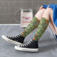 thumbnail image 6 of Balery Botanical Garden With Cats Printed Novelty Socks Men's Women's Crew Socks Sports Socks Knee High Socks Cotton Socks Quirky and Cool Socks, 6 of 9