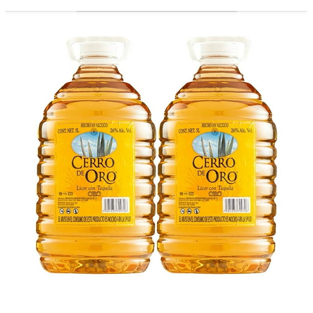 Duo Pack Licor Con Tequila Cerro de Oro 5000 Ml Cerro de Oro Licor con Tequila