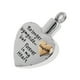 thumbnail image 2 of Colgante de Ceniza Memory Urn Pero para Siempre Salvador Memorial Pet colgante, 2 of 8