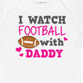 thumbnail image 4 of Inktastic I Watch Football with My Daddy Boys or Girls Baby Bodysuit, 4 of 5