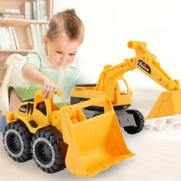 Heavy Duty Construction Car Toy Set,Dump Truck,Excavator,Digger,Tractor