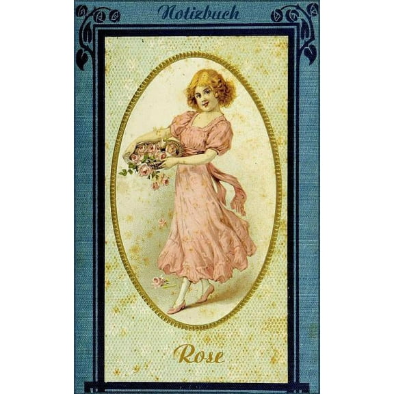 Rose (Notizbuch): Notizbuch, Notebook, Vintage, Old Fashion, Klassiker, Edel, Design, Einschreibbuch, Tagebuch, Diary, N, (Paperback)