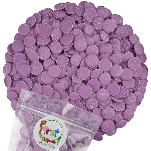FirstChoiceCandy Coating Melting Chocolate Wafers, Decorating Melting Chocolate ( Orchid Color- 2 Pound)