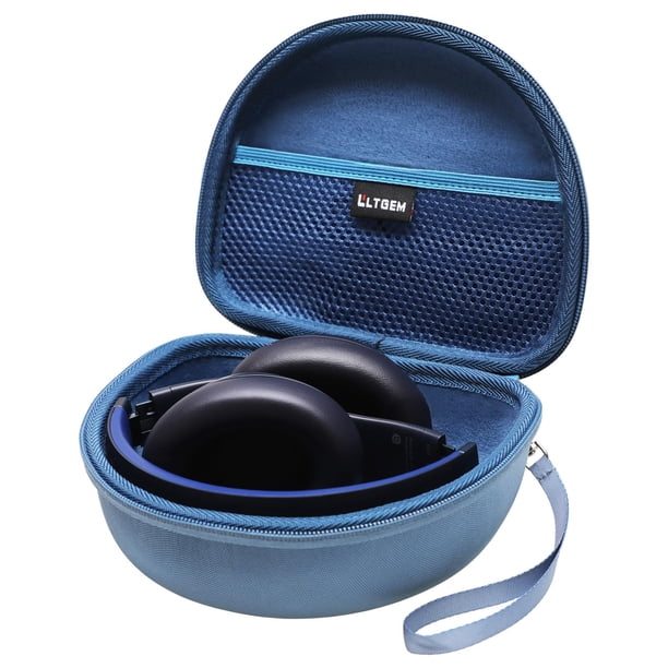 Funda para auriculares L LTGEM compatible con Beats Studio Pro/Beats Solo 4/Beats Studio 3/Beats Solo 3/TOZO HA1 y para auriculares Bluetooth supraaurales TOZO HT2, azul
