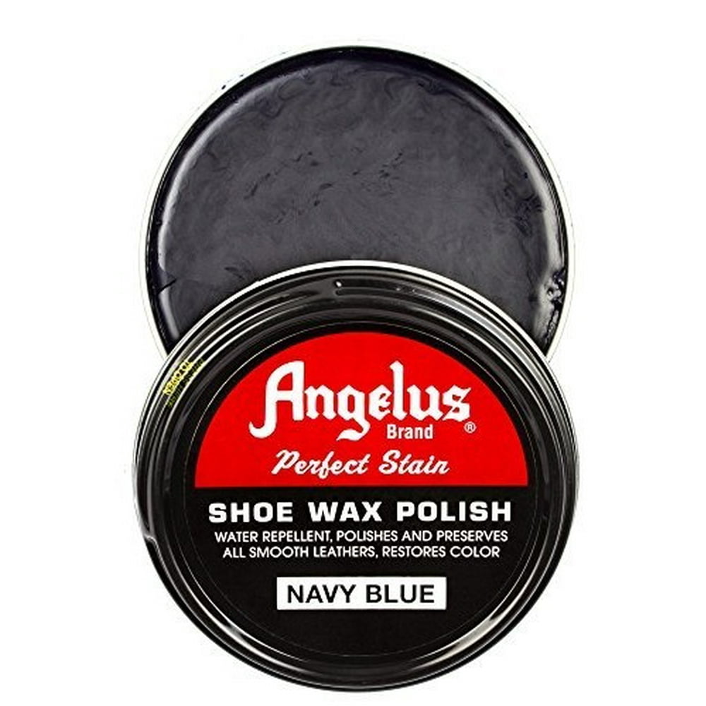 Angelus Shoe Wax Polish 3fl Oz (Color Variety) (Navy Blue) - Walmart ...