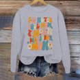 thumbnail image 2 of WEAIXIMIUNG Chandails en Molleton Personnalisés Design pour Femmes Chandail à Capuche Imprimé Lettre Col Rond pour Automne & Hiver, 2 of 3