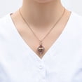 thumbnail image 4 of Cremation Jewelry for Ashes The Eye of My Heart Keepsake Memorial Jewelry for Urn Necklace Stainless Steel Ashes Pendant, 4 of 7
