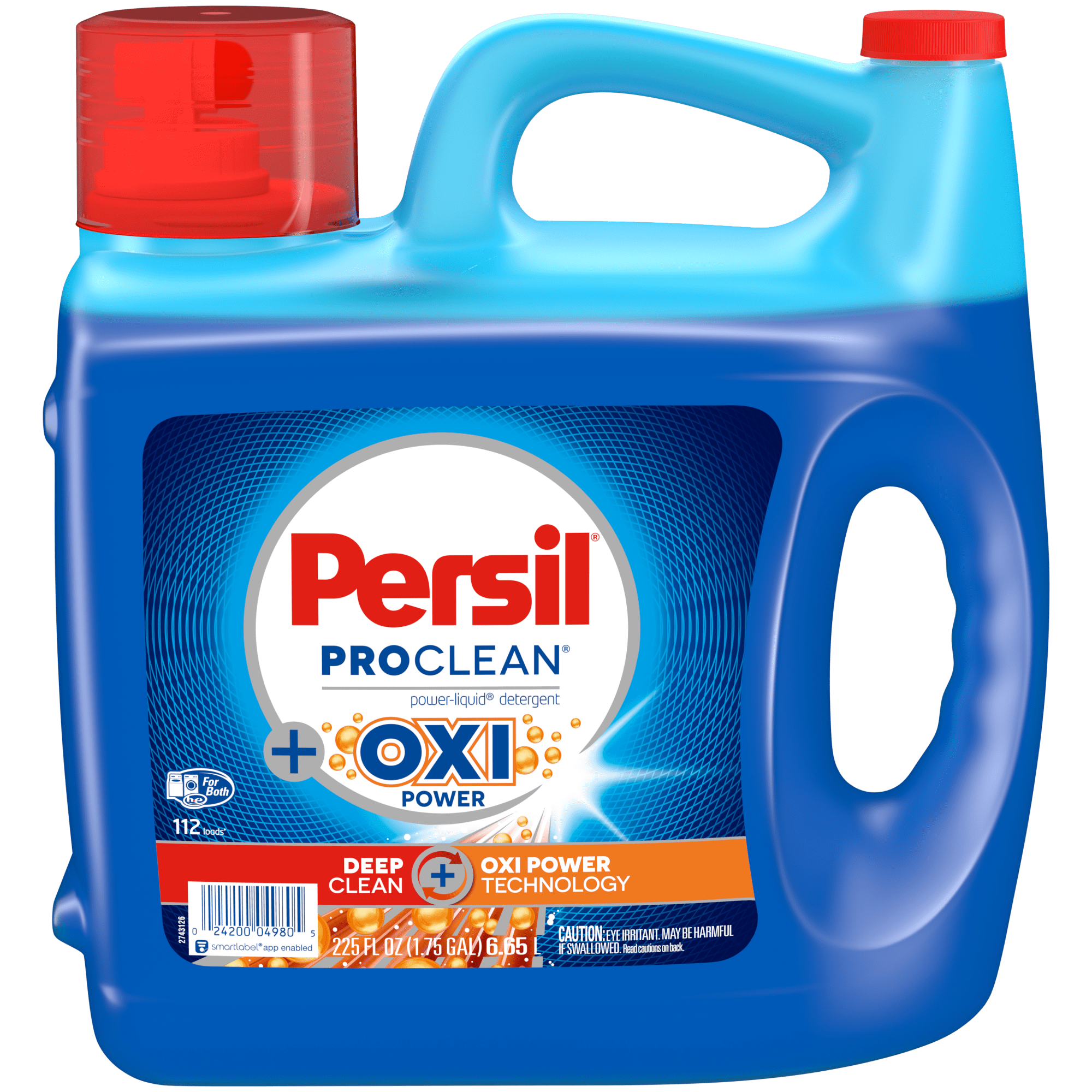 Persil ProClean Liquid Laundry Detergent, High Efficiency (HE),  Plus OXI Power, 225 Ounce, 112 Total Loads