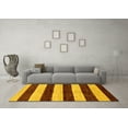 thumbnail image 3 of Ahgly Company Indoor Rectangle Abstract Yellow Modern Area Rugs, 2' x 3', 3 of 4