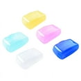 thumbnail image 5 of 5 unids/set soporte de cubierta de cepillo de dientes portátil viaje senderismo Camping cepillo tapa caso salud a prueba de gérmenes Protector de cepillos de dientes ER, 5 of 5