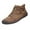 Brown, variant on Xfvqtps Mens Snow Boots Mid Top Lace Up Plush Fleece Line Suede Sole Fashion Retro Comfortable Non Slip Warm Winter Casual Short Leather Shoes