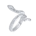 thumbnail image 4 of Bling Jewelry Womens Egyptian Serpent Silver Ring: Reptile Stack Wrap Bypass Coil Band Sterling, 4 of 4