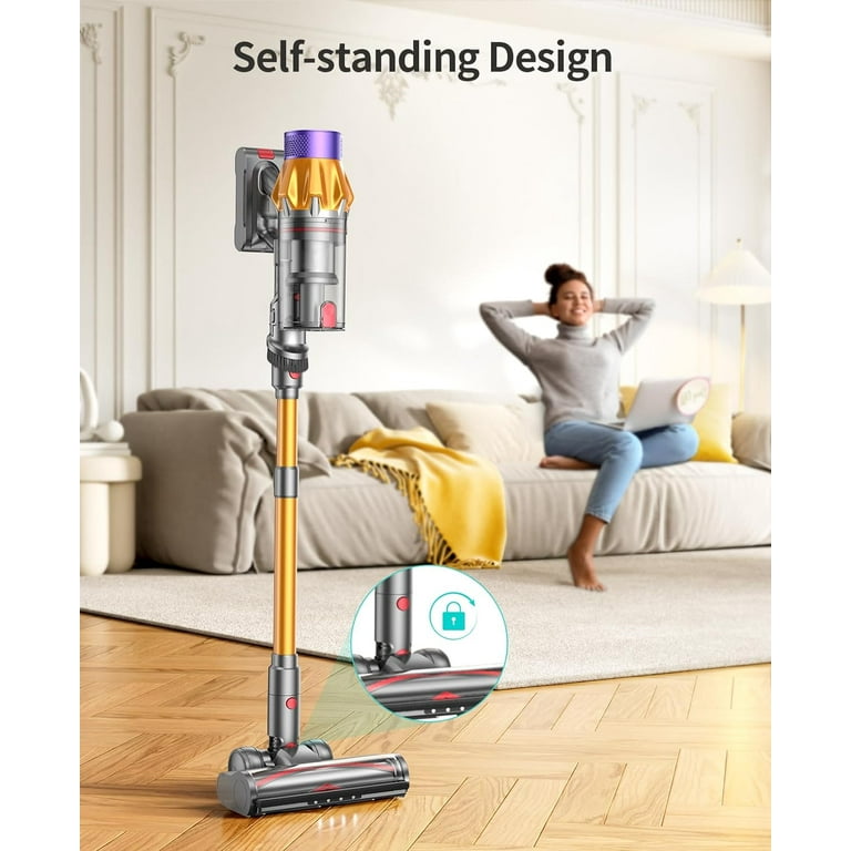 Honiture Cordless Stick Vacuum Cleaner 45000pa, 60 Mins Rechargeable Wireless Vacuum Cleaner for Home 6 in 1 with LED Display, Self-Standing and Wall Honiture Cordless Stick Vacuum Cleaner 45000pa, 60 Mins Rechargeable Wireless Vacuum Cleaner for Home 6 in 1 with LED Display, Self-Standing and Wall