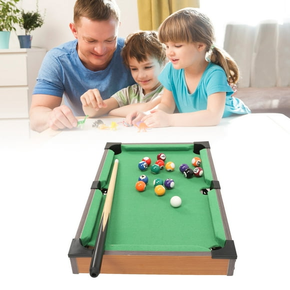Children Desktop Pool Table, Tabletop Interactive Pool Mniature Simulation for Home