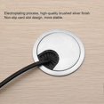 thumbnail image 2 of 4 Set Desk Cable Wire Grommet PC Computer Desk Cord Grommet Cable Hole Cover Organizers50 Brushed, 2 of 4