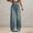 003 Blue, variant on Women's Fashion Comfortable Casual Versatile Pocket Straight Leg Trousers Long Pants