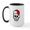 White/Black Inside, variant on CafePress - Christmas Santa Skull Large Mug - 15 oz Ceramic Large White Novelty Mug