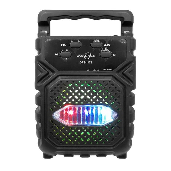 Bocina Bluetooth TWS 3" Luz Led