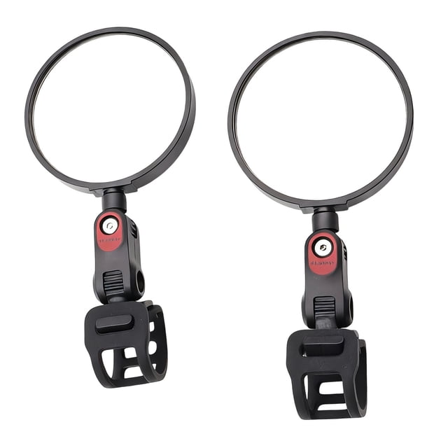 Universal 360 Rotating Rearview for Scooters and Enhanced and Adjustable Viewing Angle