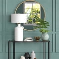 thumbnail image 3 of Henn&Hart 29" Transitional Ceramic Table Lamp in Matte White/White, 3 of 3