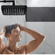 thumbnail image 2 of Regadera Cuadrada Moderna Para Baño Modelo Negro, 2 of 4