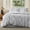 00 - Formal Grey (No Comforter), variant on Duvet Cover Queen Size - Modern Boho Geometry Floral Duvet Cover Set with Zipper Closure, 3 Pieces Hazel Bedding Set with 8 Corner Ties and 2 Pillow Shams -(90"x90")