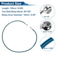 thumbnail image 4 of 150cm Motorcycle Brake Clutch Oil Hose Line with Nylon Stainless Steel Wire Braid PU Motorcycle Hydraulic Brake Line for Motorcycles Dirt bikes Blue, 4 of 6