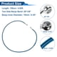 thumbnail image 4 of Manguera de aceite de freno de embrague para motocicleta de 150 cm con trenzado de nylon y acero inoxidable PU para motocicletas y bicicletas de tierra Azul, 4 of 6