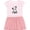 Pink With Stripes, variant on Inktastic Havanese Puppy Girls Toddler Dress