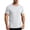 White, variant on hoksml Men's Polyester Fabric Mesh Side Panel Quick Dry Short Sleeve Crew Neck T-Shirt, Breathable Athletic Workout Running Casual Top
