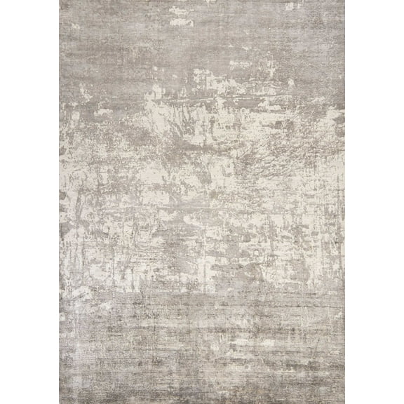 8' x 11'  Viscose Beige Area Rug