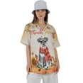 thumbnail image 4 of Happy Thanksgiving Schnauzer with Turkey Pumpkins Autumn Vibes Hawaiian Shirt Breathable Summer Unisex Merch Miniature Schnauzer Dog Lover - 12018, 4 of 6