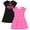 Multi-color, variant on Barbie 2 Pack Skater Dresses Logo Little Kid to Big