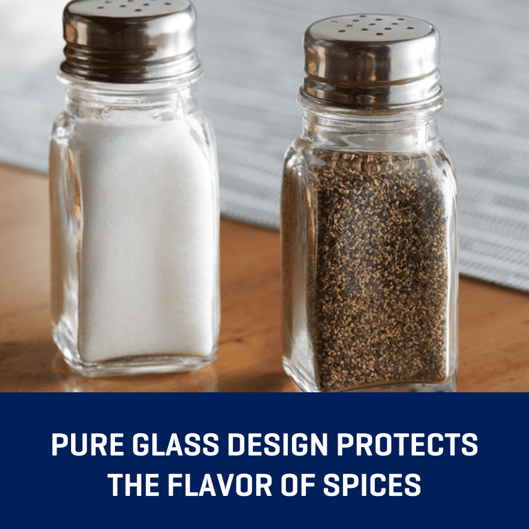Anchor Hocking Classic Glass Salt & Pepper Shakers, 2 Piece Set 